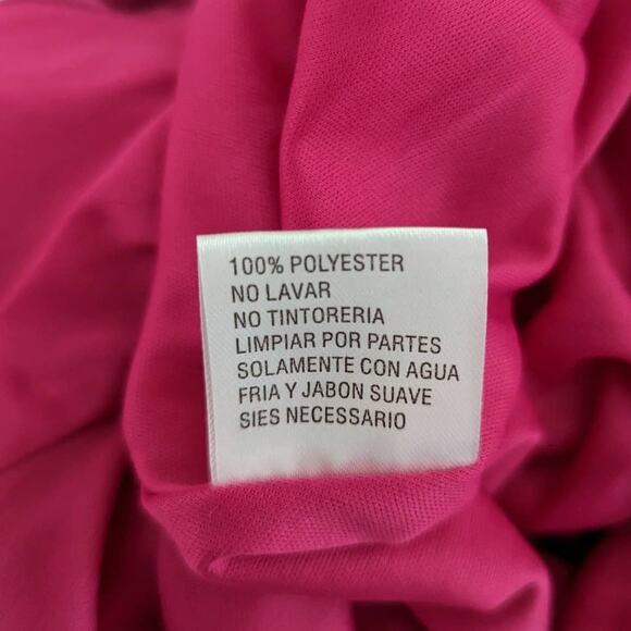 Ieena for Mac Duggal Pink Jersey One Shoulder Drape Back Gown Size 8 26512 - Picture 9 of 13